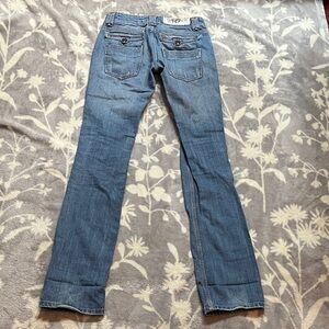 Taverniti So Janis Jeans Bootcut Blue Denim Sz 25
